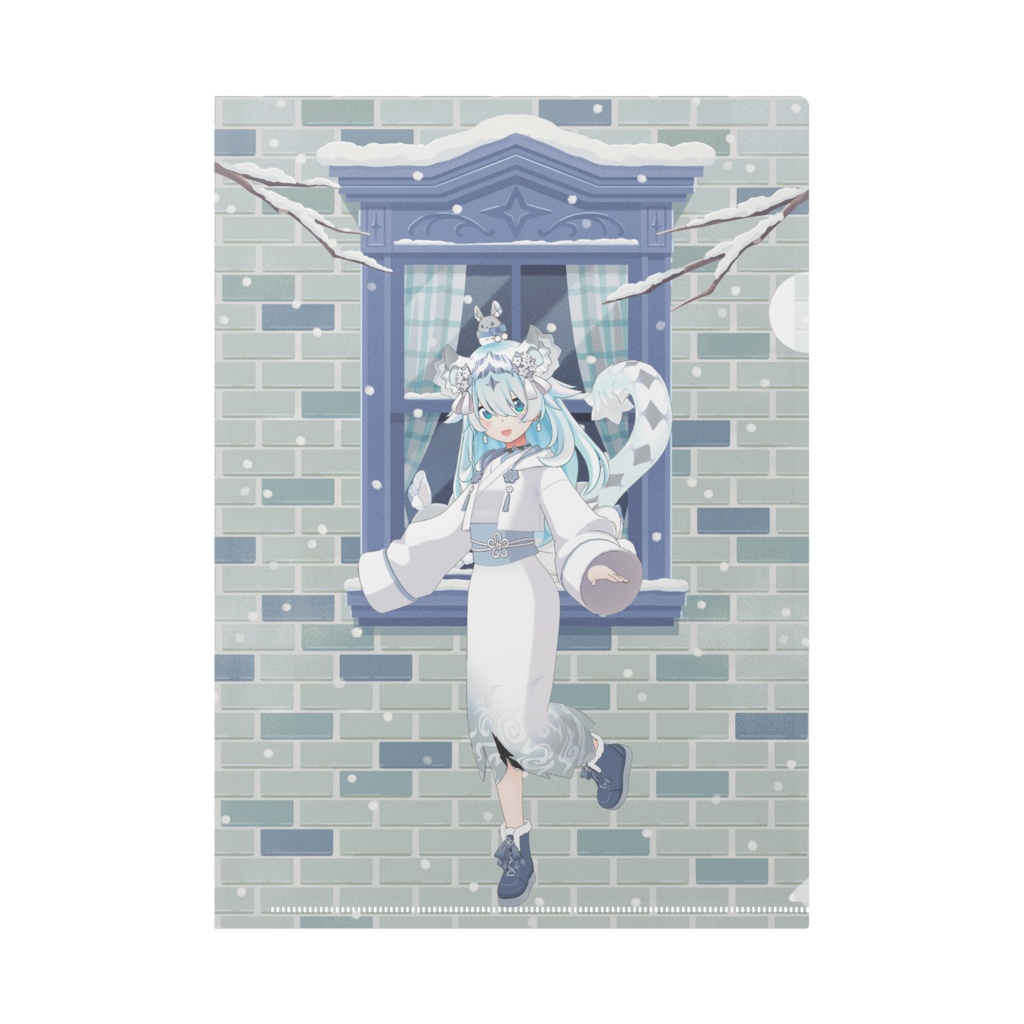 【るかちゃん】12月冬コーデ-クリアファイル-G0544