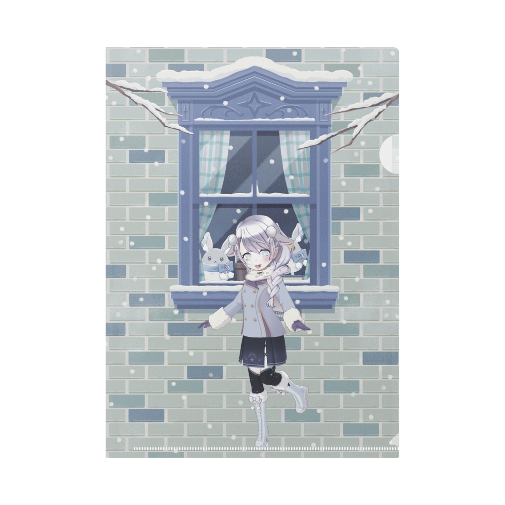 【るる】12月冬コーデ-クリアファイル-G0548