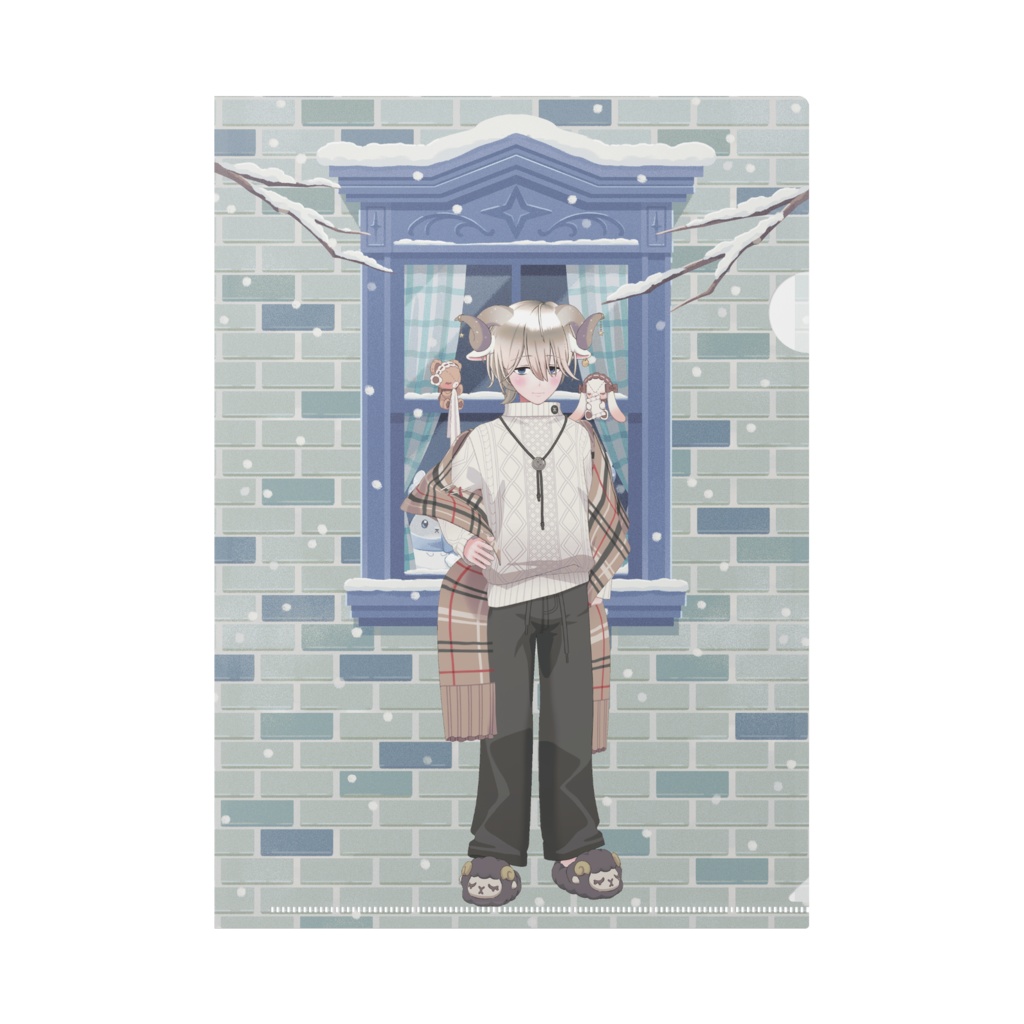 【イツキ】12月冬コーデ-クリアファイル-G0103