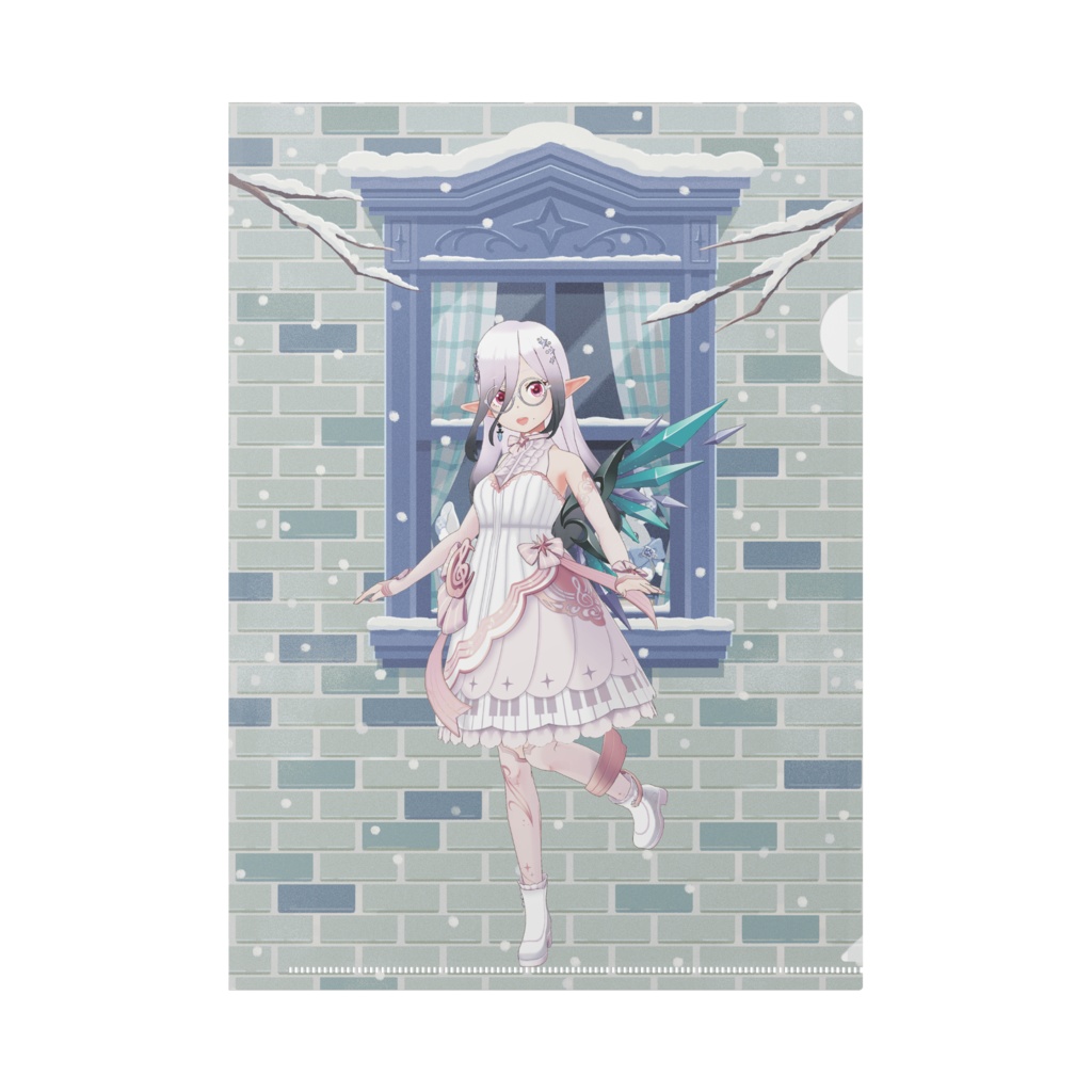 【オメガ】12月冬コーデ-クリアファイル-G0134