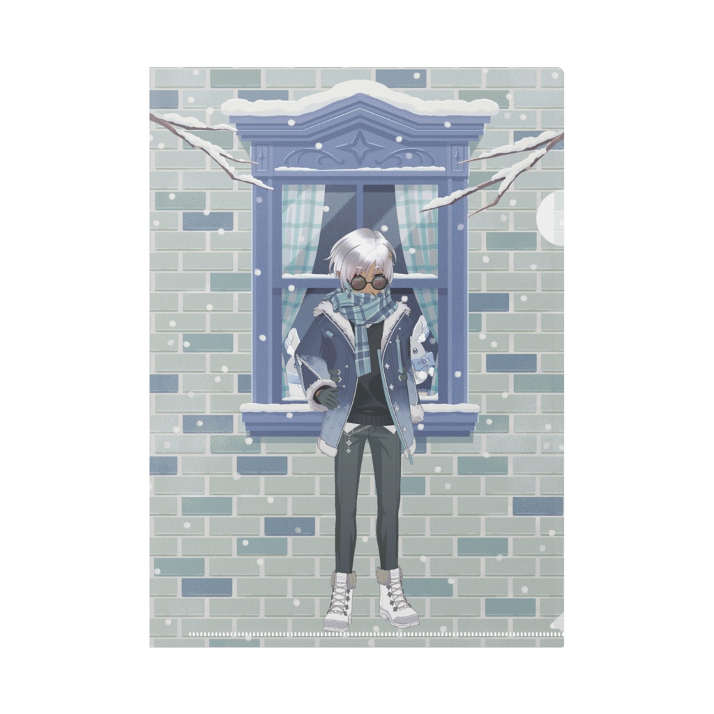 【クル武士】12月冬コーデ-クリアファイル-G0177