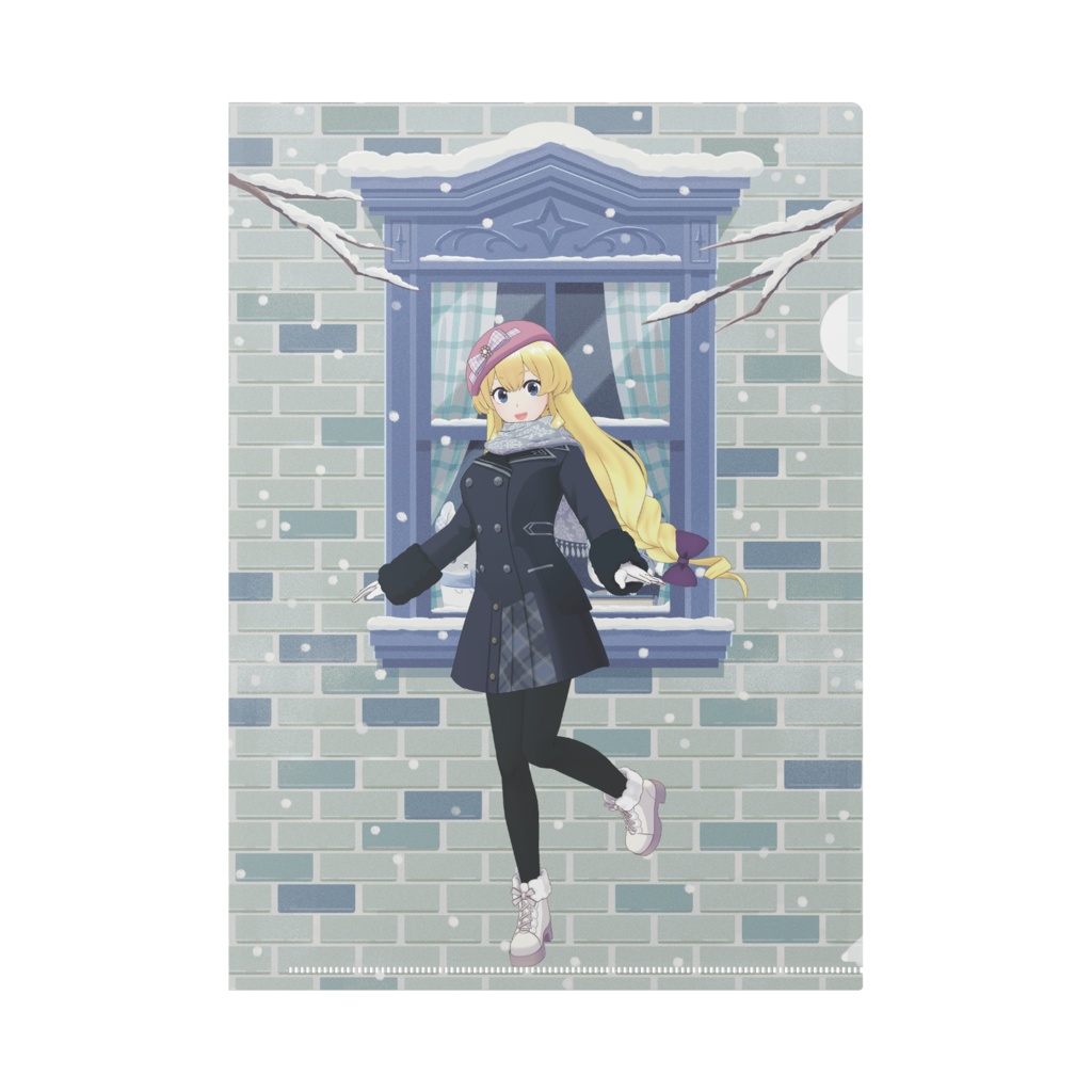 【ディアナ】12月冬コーデ-クリアファイル-G0288