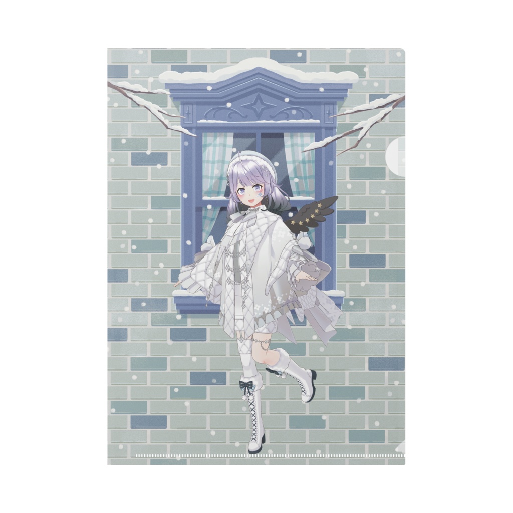 【ファルーシャ】12月冬コーデ-クリアファイル-G0390