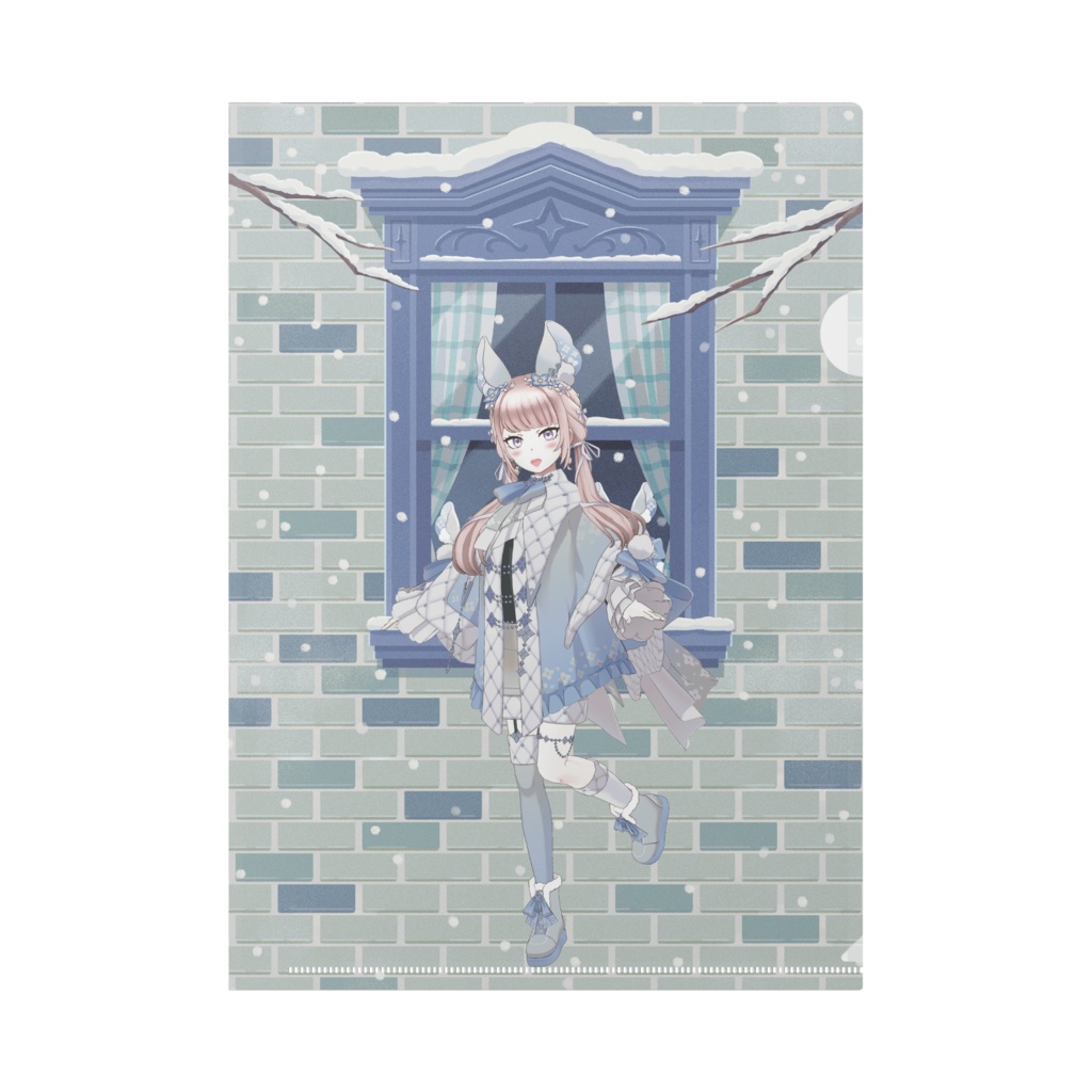 【ルカナ】12月冬コーデ-クリアファイル-G0545
