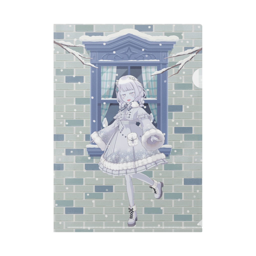 【ロクシー】12月冬コーデ-クリアファイル-G0552