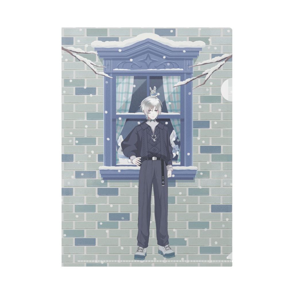 【亡霊 Ray】12月冬コーデ-クリアファイル-G1002