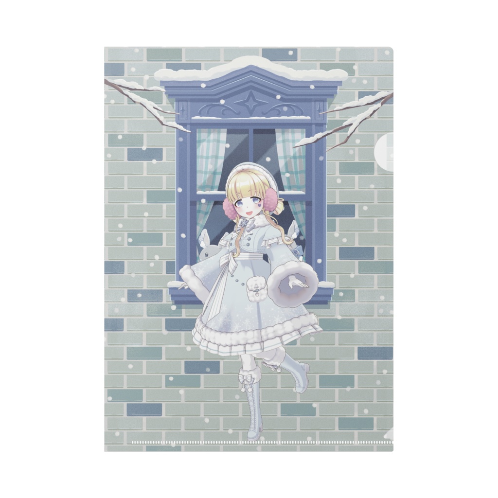 【倉越せい】12月冬コーデ-クリアファイル-G0857