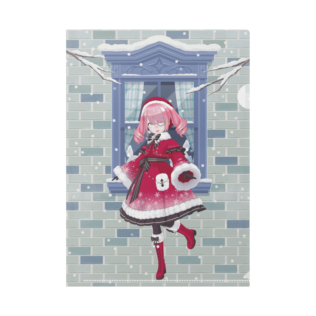 【天海カノン】12月冬コーデ-クリアファイル-G0883