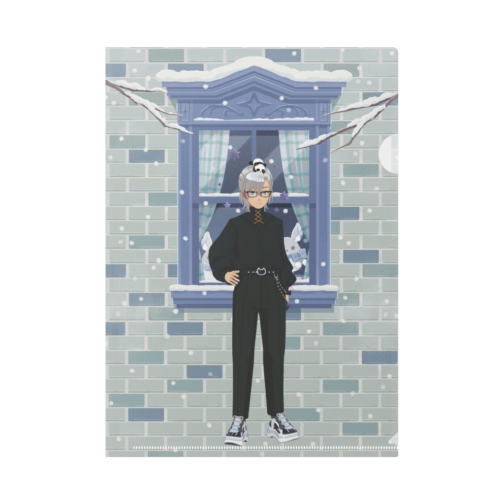 【天照蒼】12月冬コーデ-クリアファイル-G0889