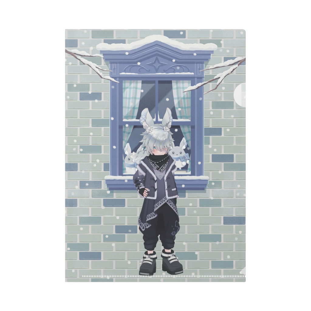 【奏人】12月冬コーデ-クリアファイル-G0858