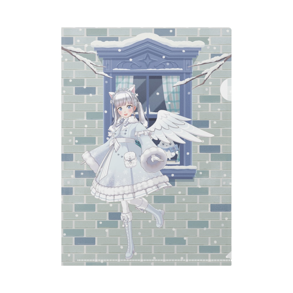 【姫宮はのん】12月冬コーデ-クリアファイル-G0972