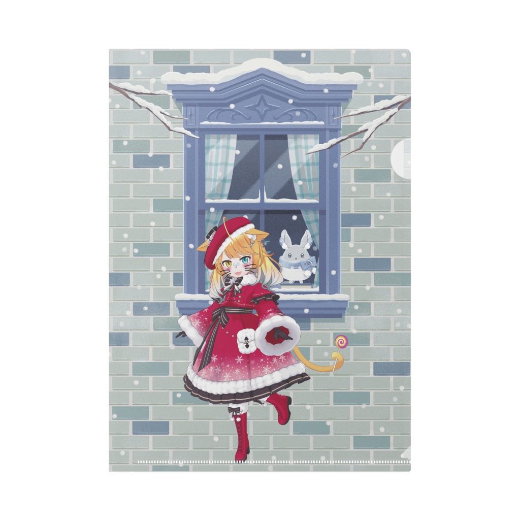 【時雨 那雲】12月冬コーデ-クリアファイル-G0761