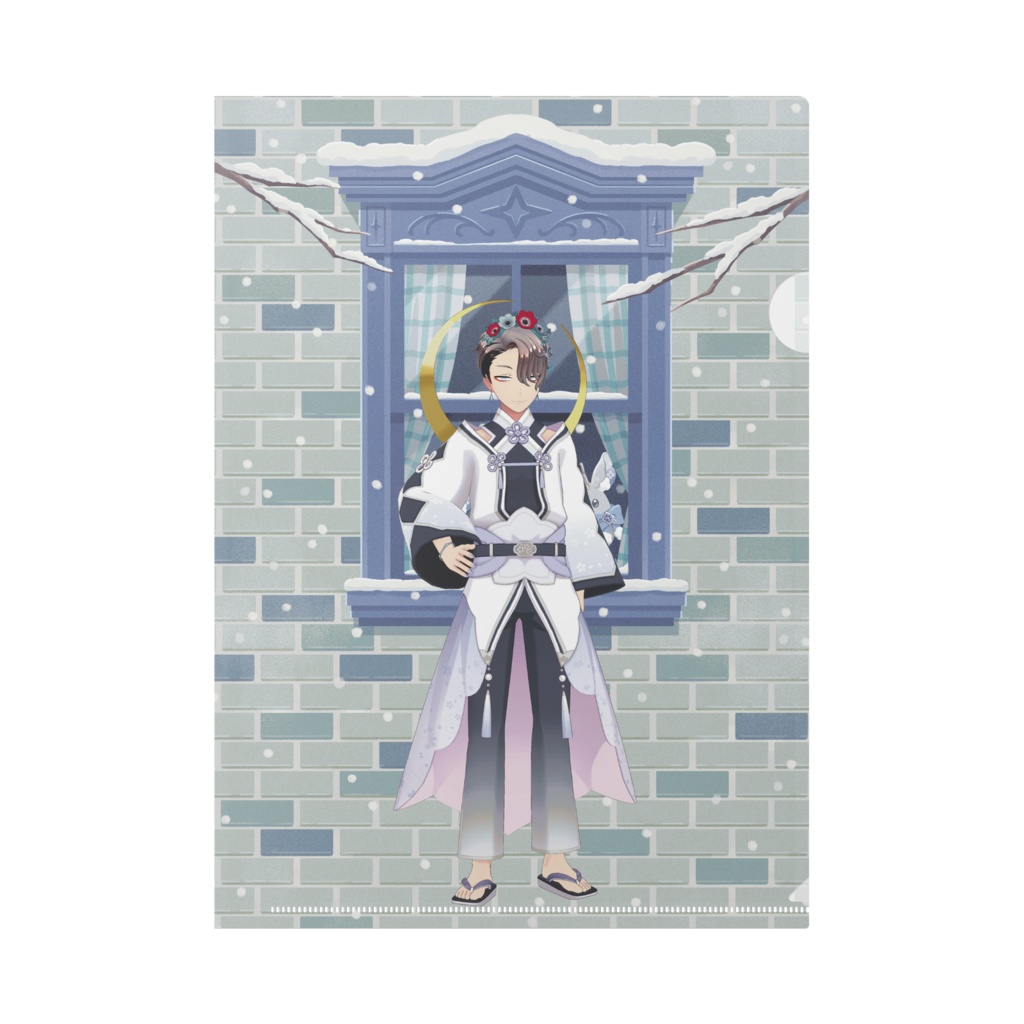 【月ノ瀬ソアラ】12月冬コーデ-クリアファイル-G0671