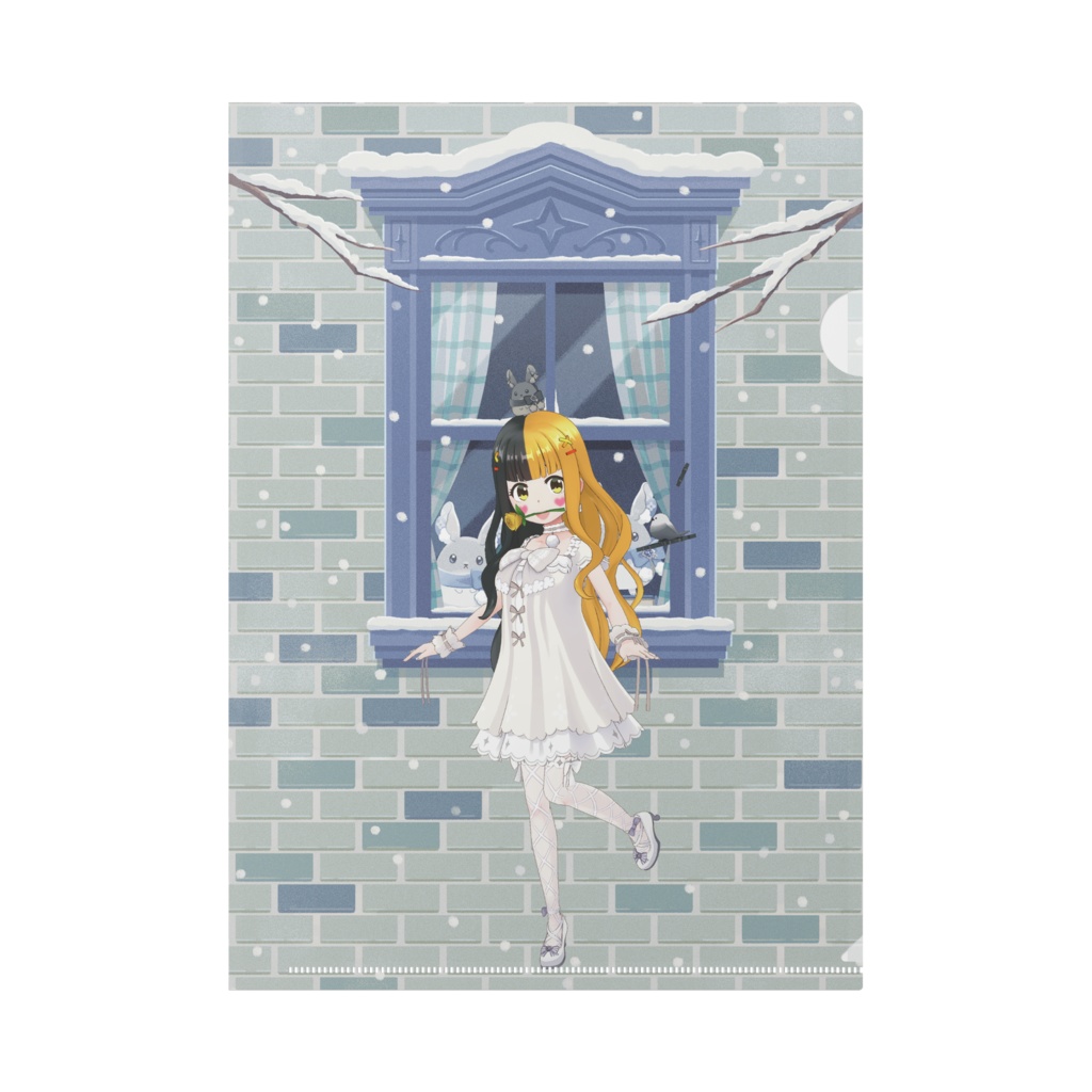【月永 楓恋】12月冬コーデ-クリアファイル-G0674