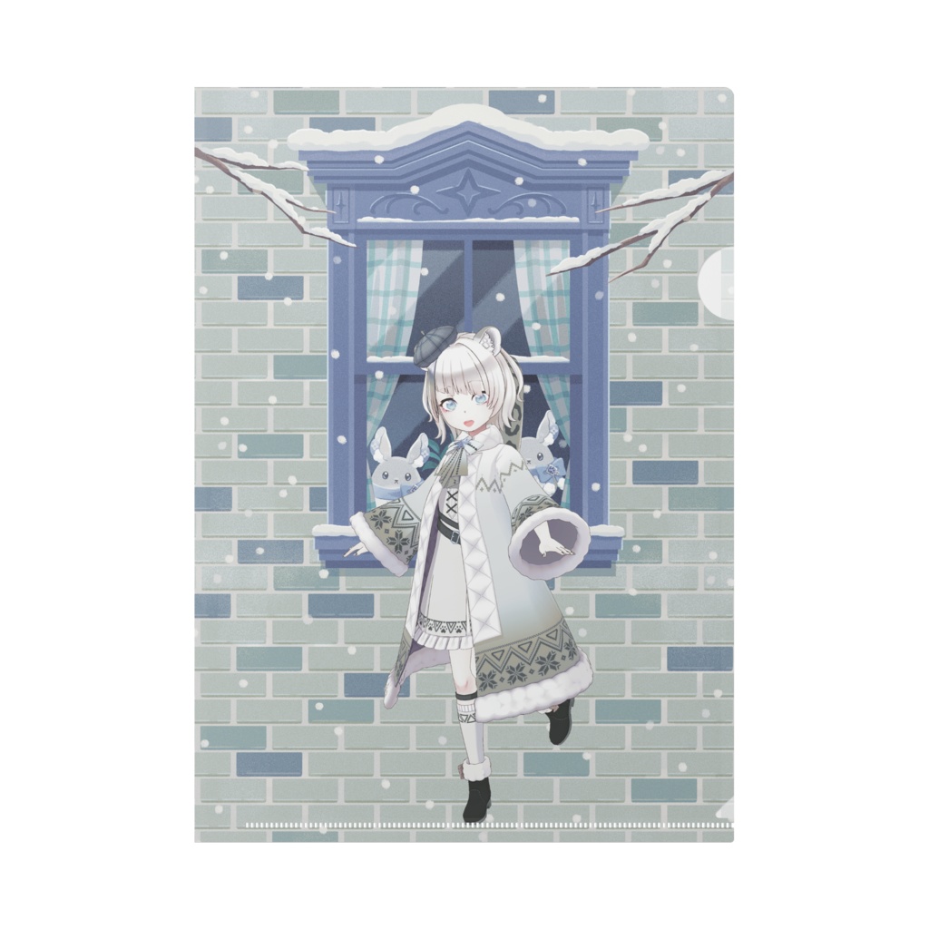 【月永 瑠衣】12月冬コーデ-クリアファイル-G0675