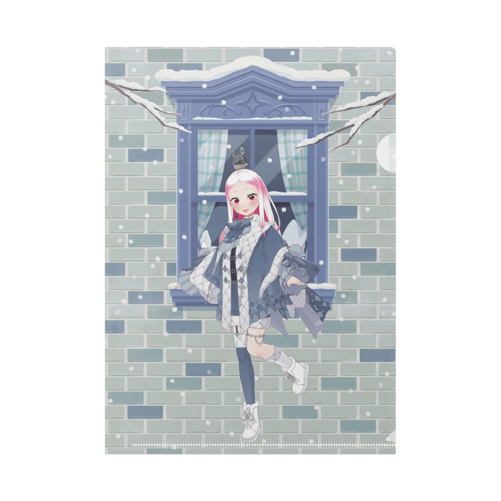 【桃彩北斗】12月冬コーデ-クリアファイル-G0911