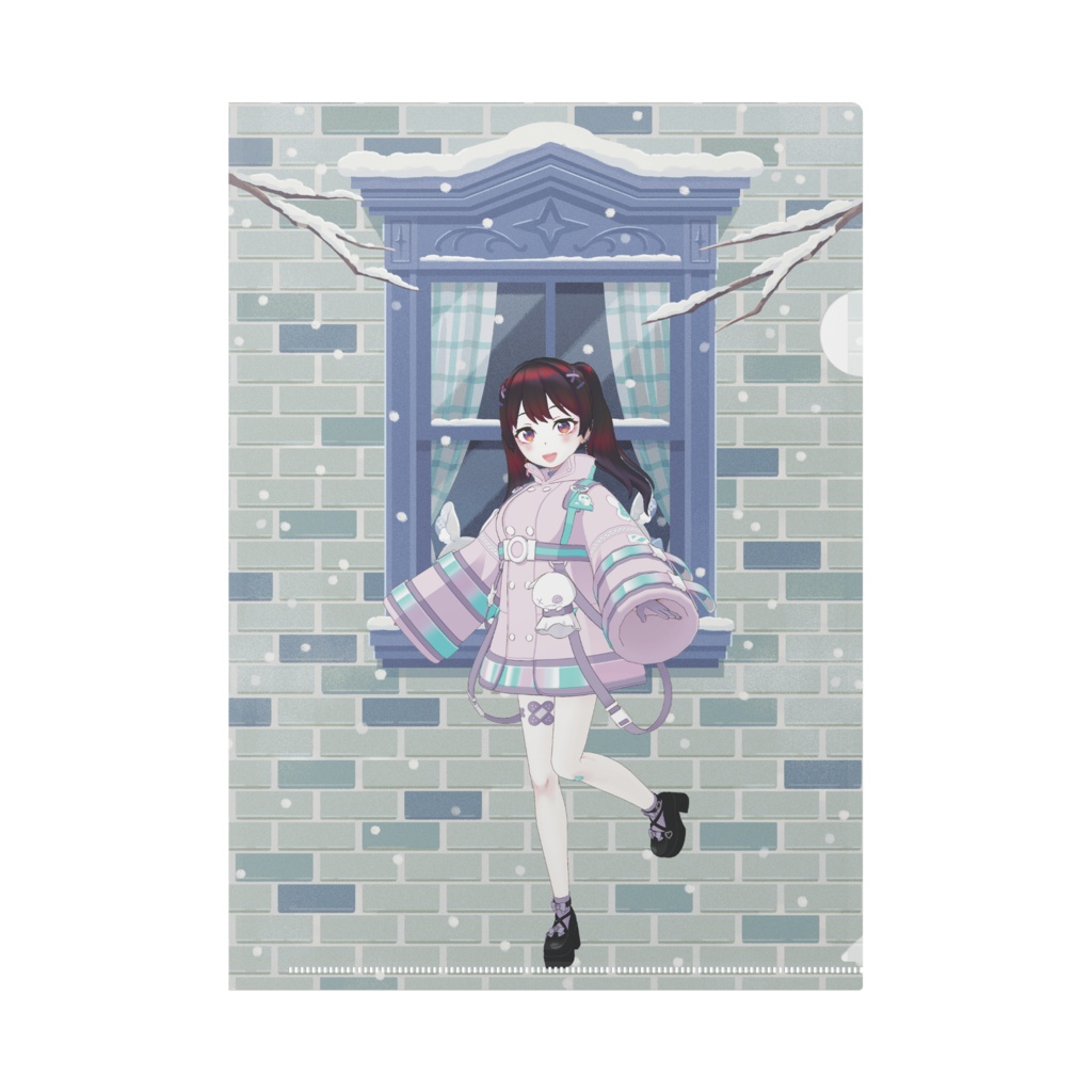 【桜宮百合】12月冬コーデ-クリアファイル-G0734