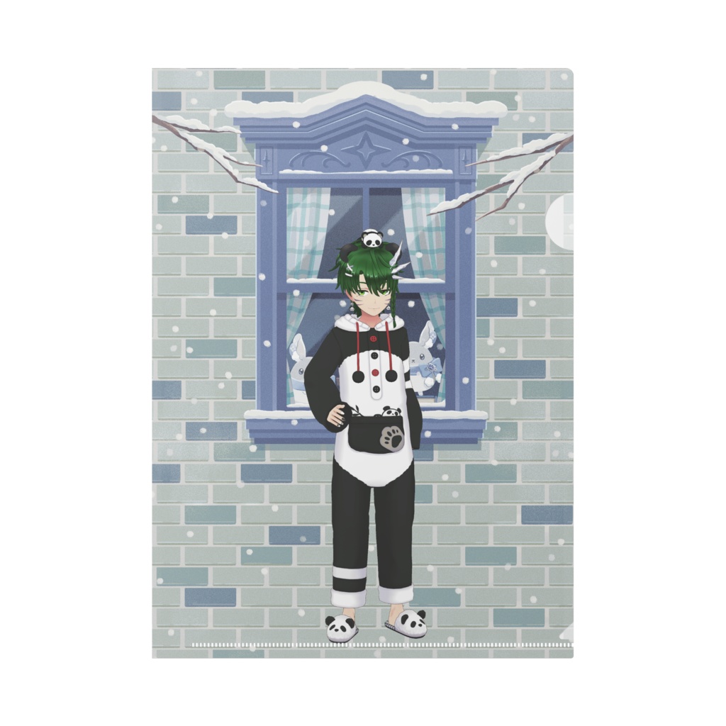 【機辺涼】12月冬コーデ-クリアファイル-G0633