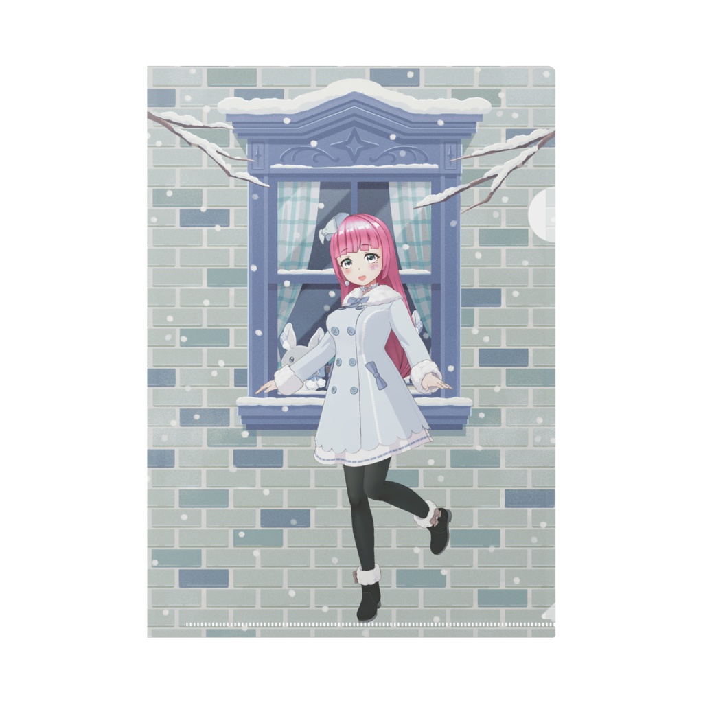 【櫻子】12月冬コーデ-クリアファイル-G1103