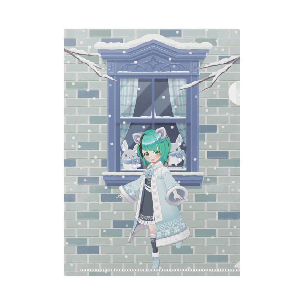 【汰鼓ぬぺ】12月冬コーデ-クリアファイル-G0867