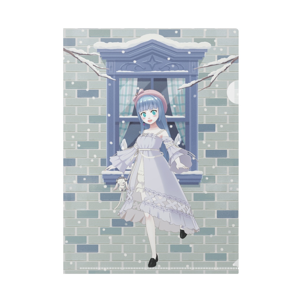 【泪月Leo】12月冬コーデ-クリアファイル-G1104