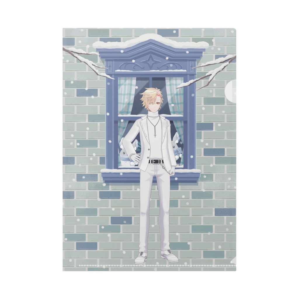 【琥珀 朧】12月冬コーデ-クリアファイル-G1109