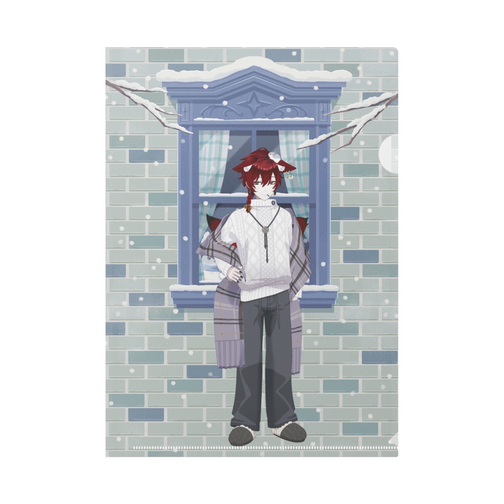 【皇てん。】12月冬コーデ-クリアファイル-G0702