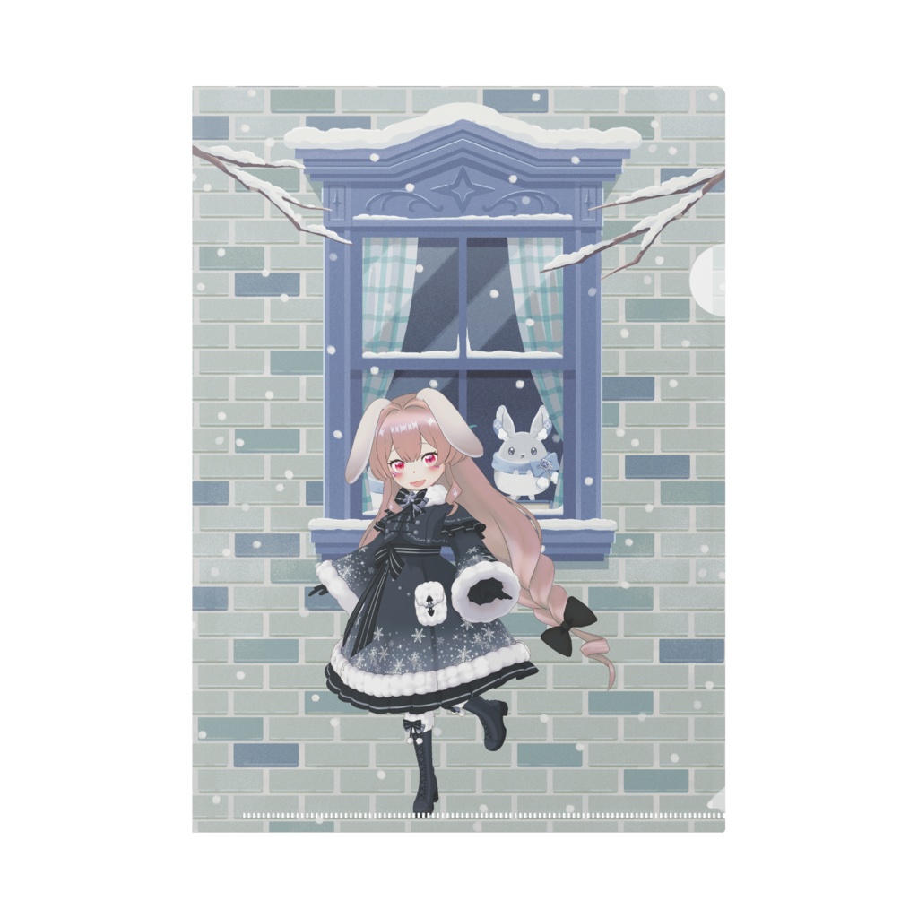 【空音】12月冬コーデ-クリアファイル-G0662