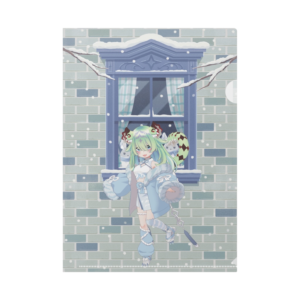 【秋麗燐音】12月冬コーデ-クリアファイル-G0779