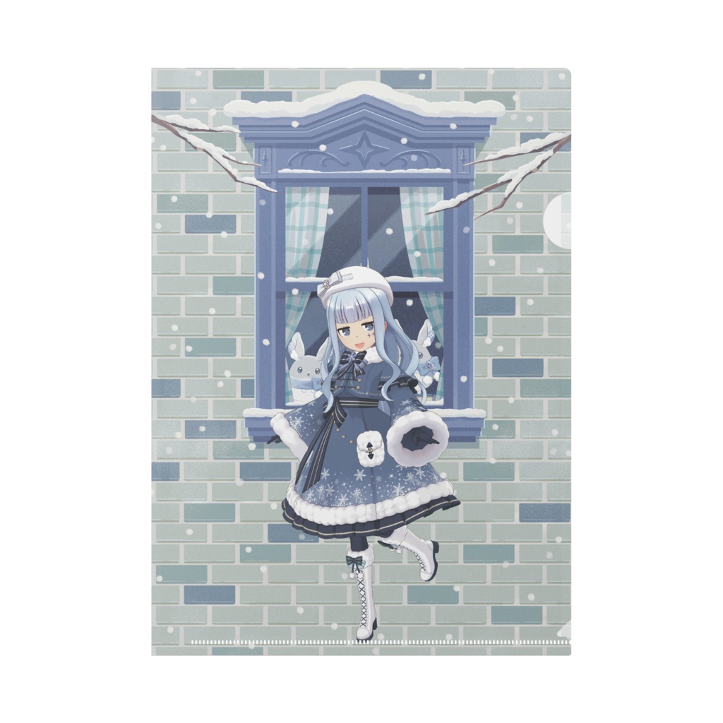 【綺星カナ】12月冬コーデ-クリアファイル-G1111