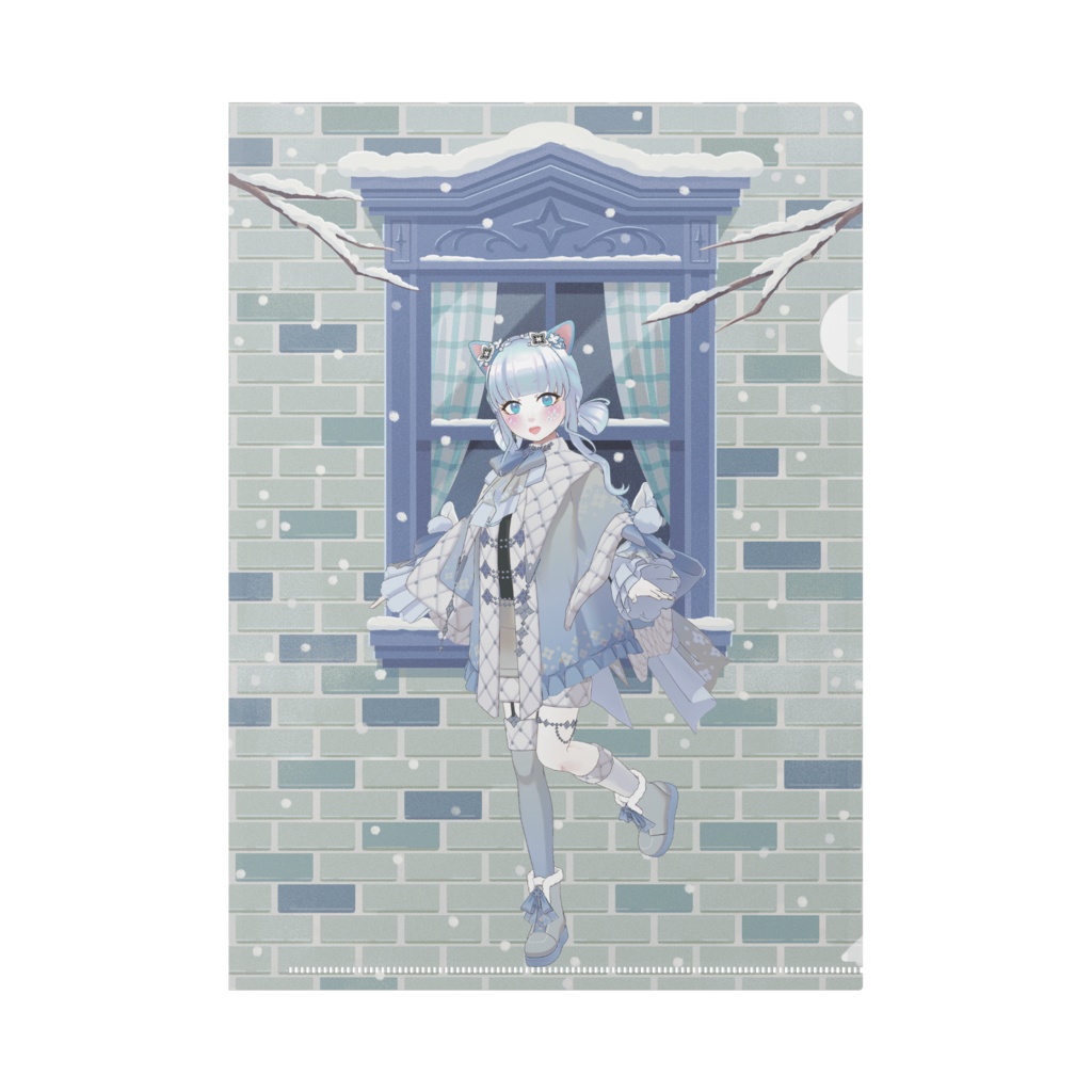 【翠零かなめ】12月冬コーデ-クリアファイル-G0822