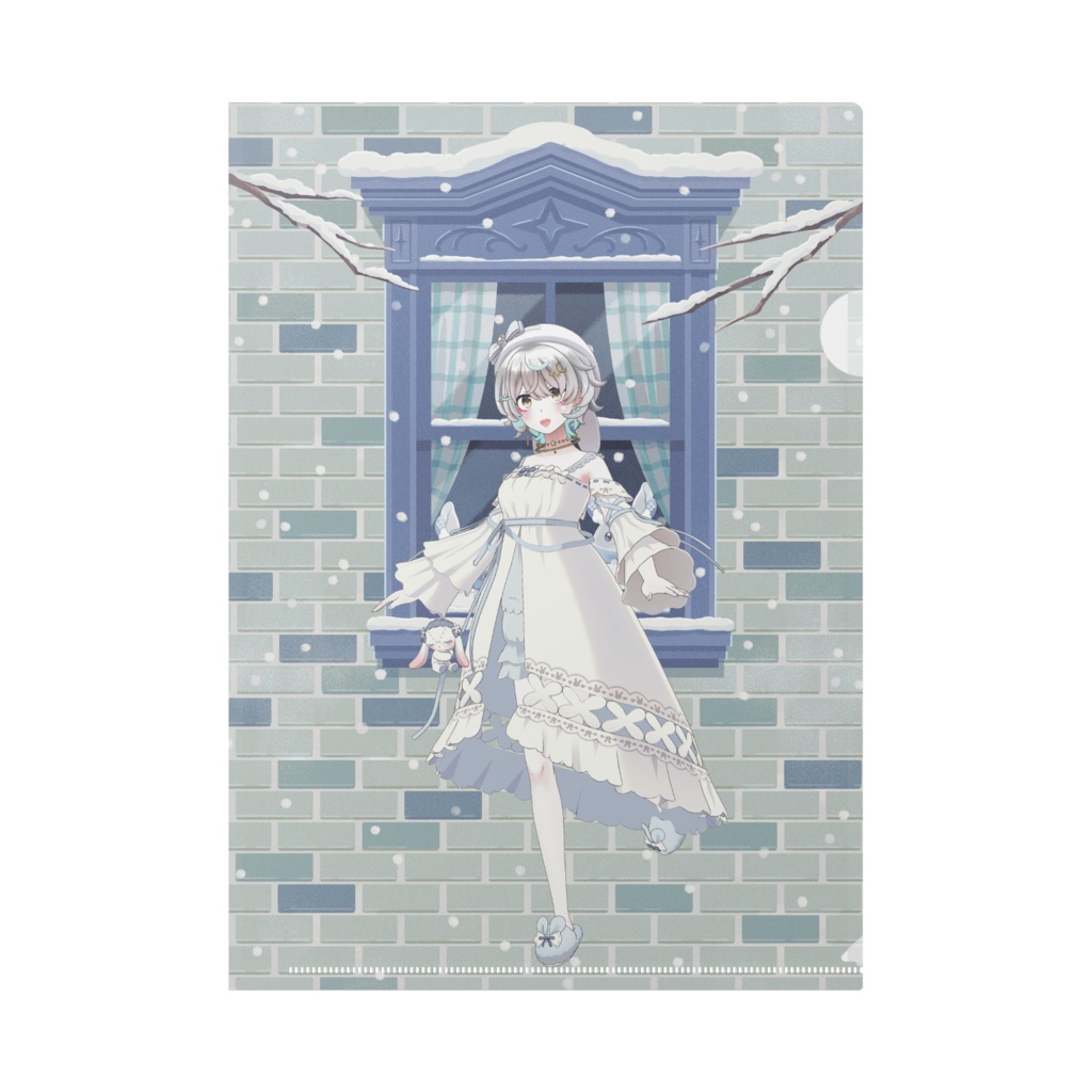 【聖 タバスコ】12月冬コーデ-クリアファイル-G0835