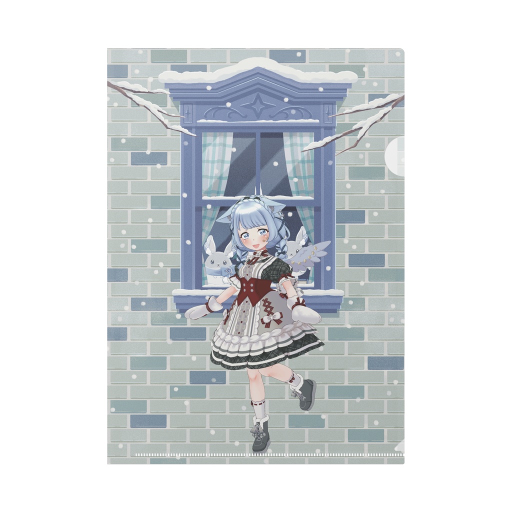 【蒼井 音娘】12月冬コーデ-クリアファイル-G0863