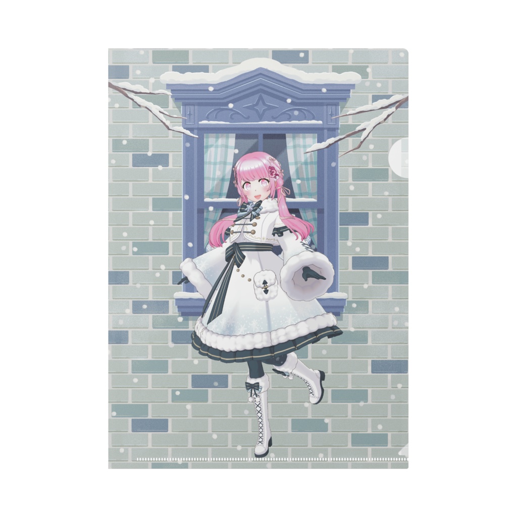 【蓮姫-RENKI-】12月冬コーデ-クリアファイル-G1084