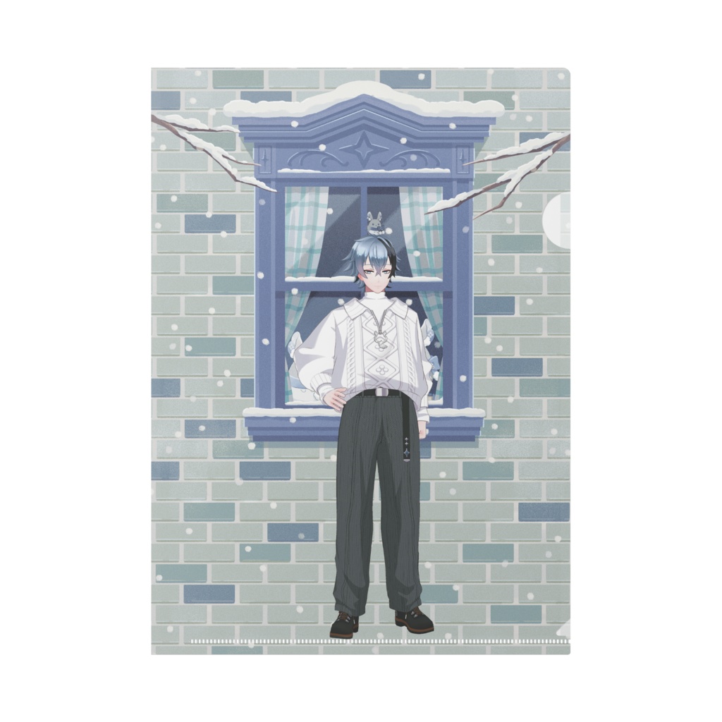 【蒼尉 零】12月冬コーデ-クリアファイル-G0862