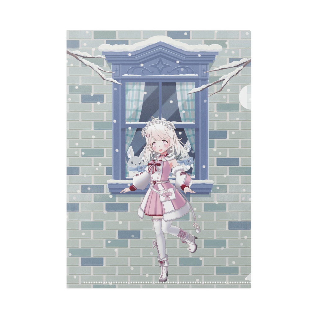 【蝣_ュゥ_】12月冬コーデ-クリアファイル-G1115