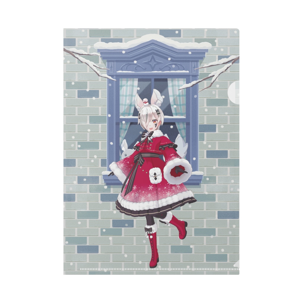 【身喰らう白蛇】12月冬コーデ-クリアファイル-G0810