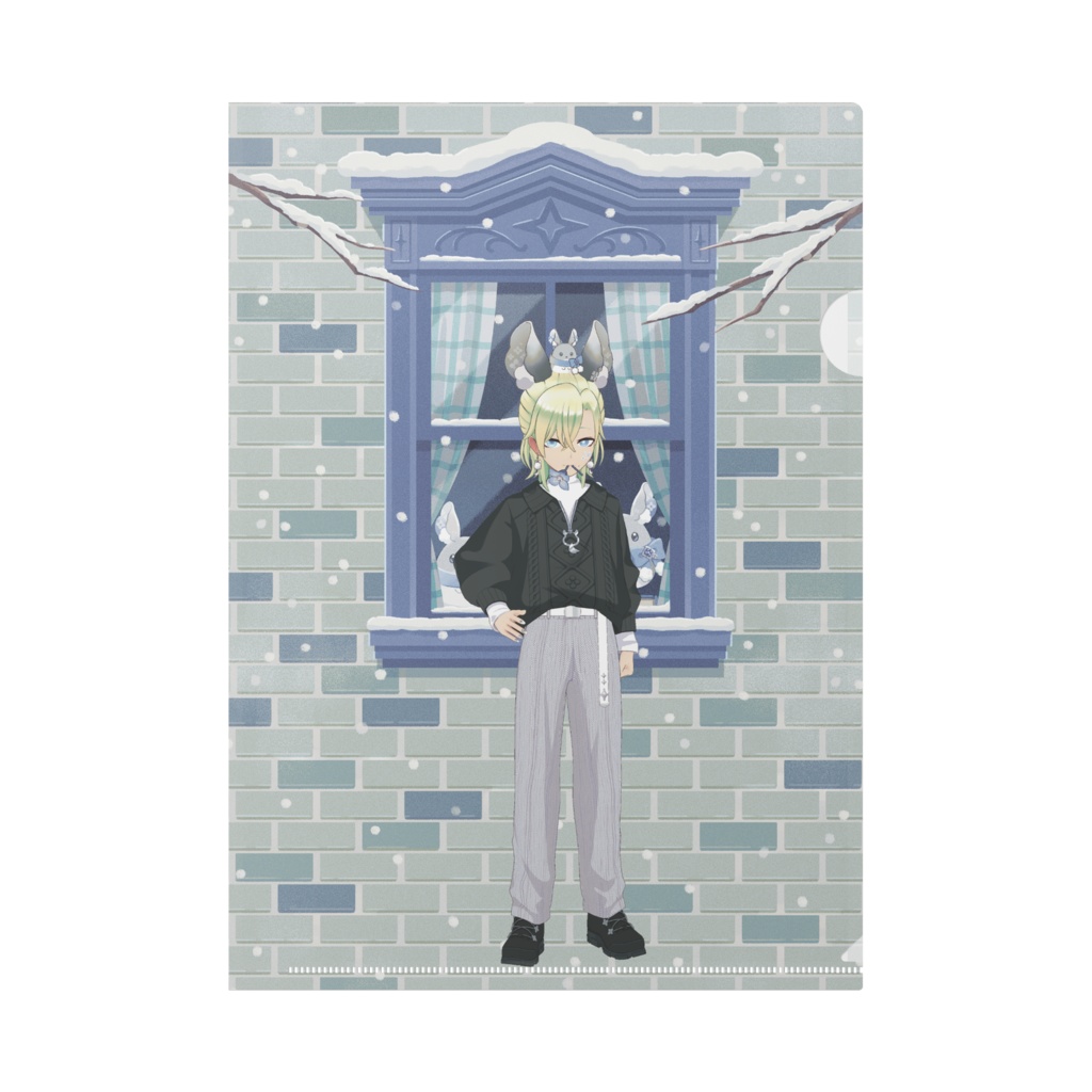 【軽帆ナラ】12月冬コーデ-クリアファイル-G0669