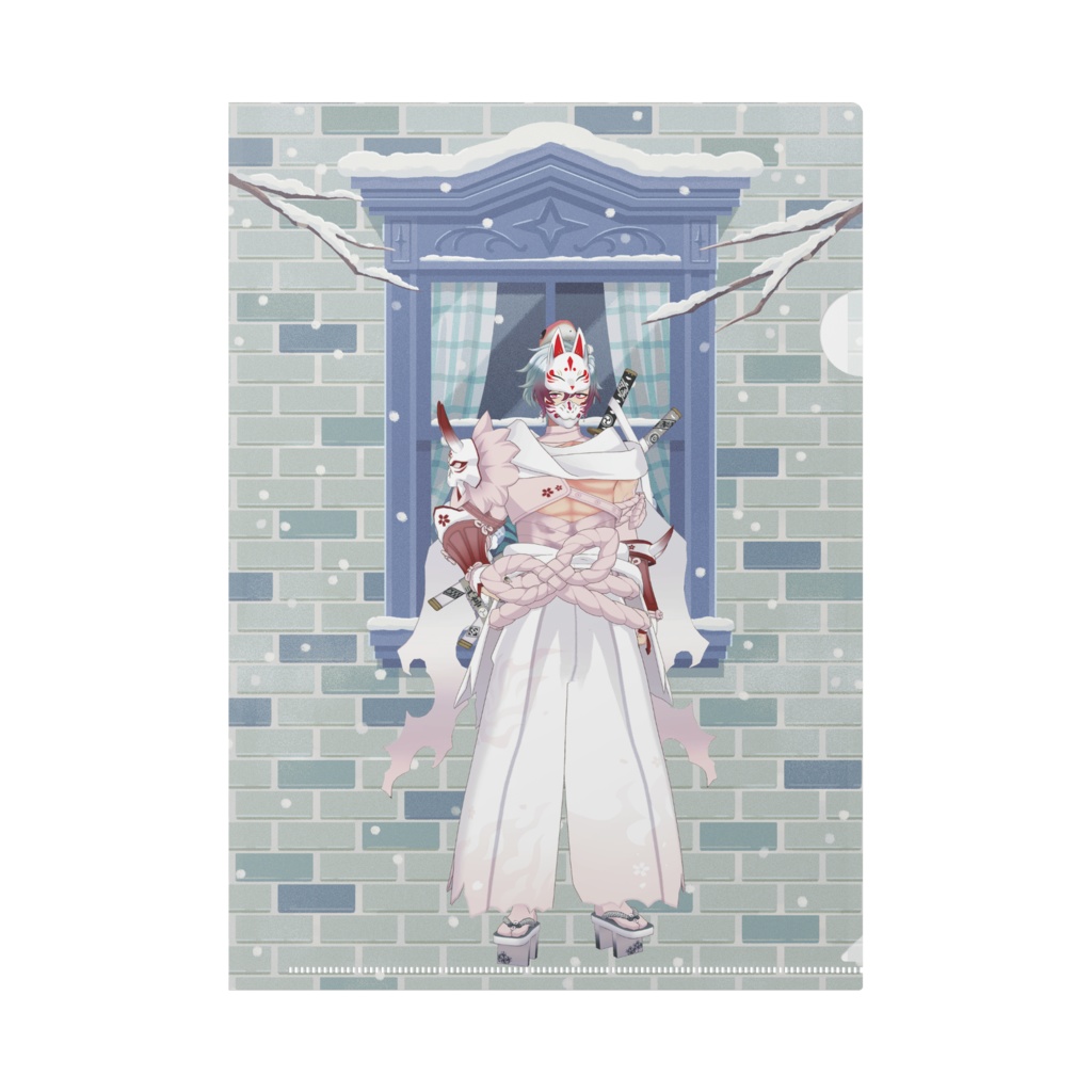 【銀ちゃん(ママ)】12月冬コーデ-クリアファイル-G0656