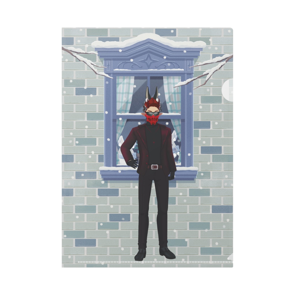 【魔界王様】12月冬コーデ-クリアファイル-G1007