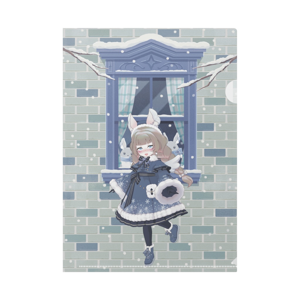【ｻｻｷ】12月冬コーデ-クリアファイル-G0204