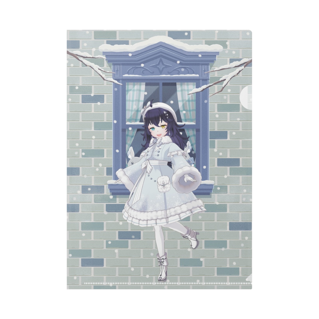 【ﾉﾁｬﾋﾞﾝ。】12月冬コーデ-クリアファイル-G0354