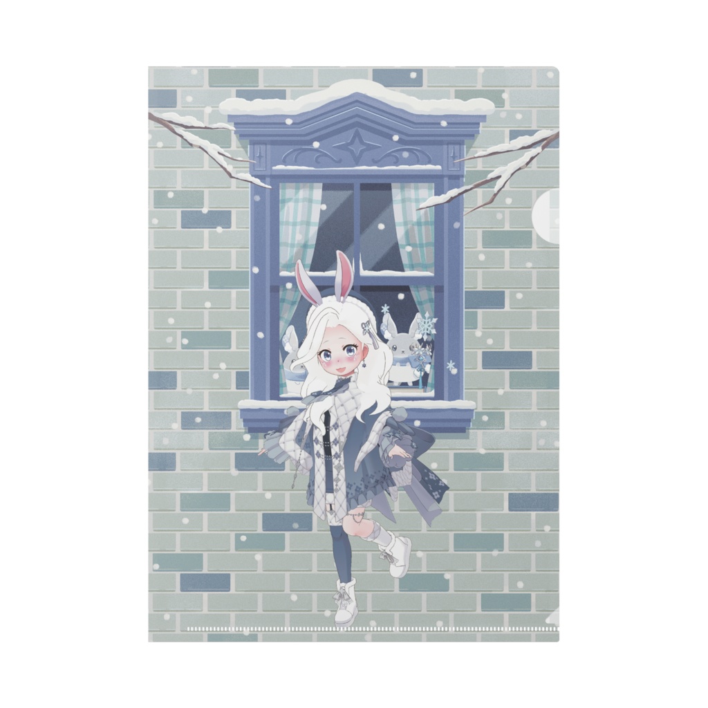 【Okamia ミア】12月冬コーデ-クリアファイル-G0054