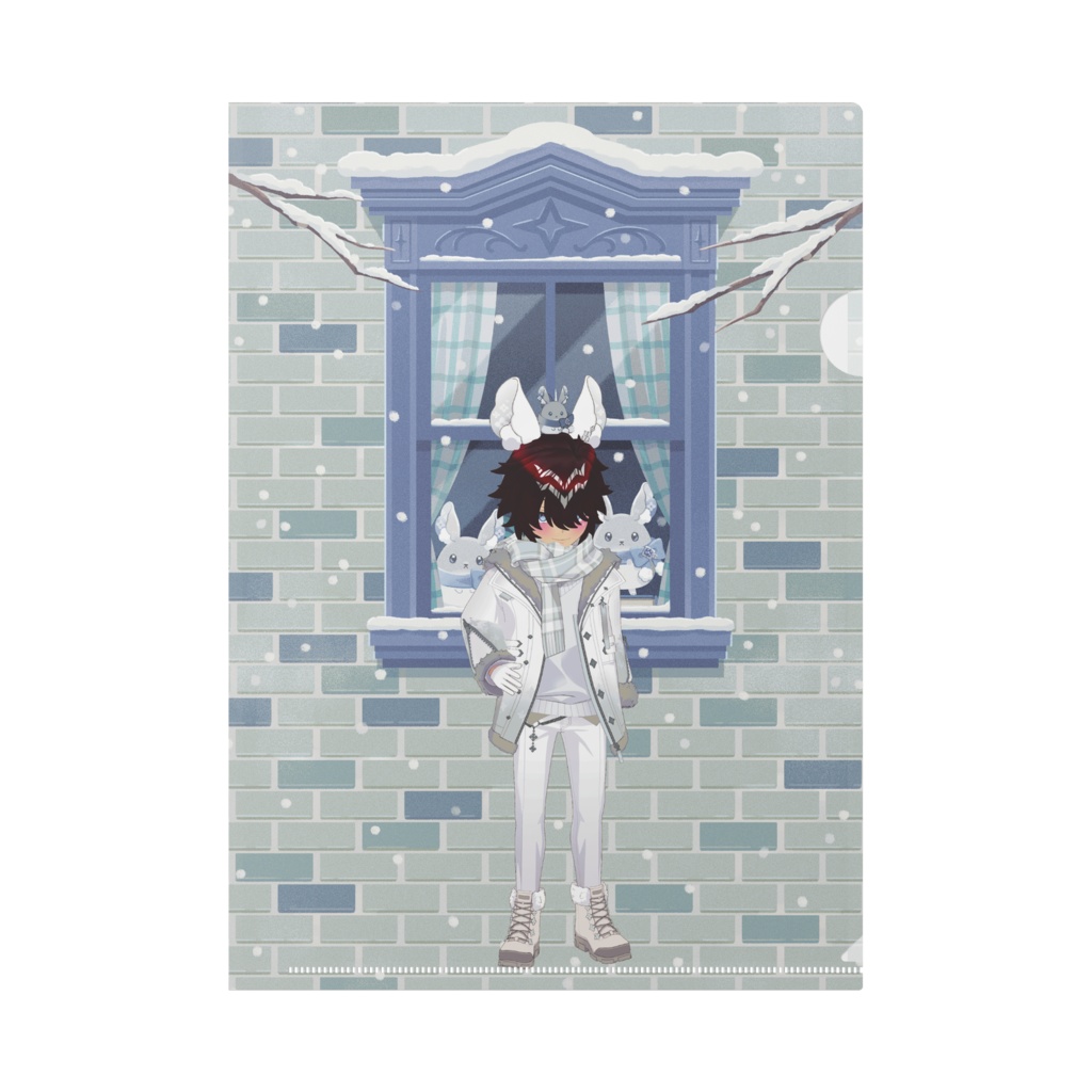 【TISSA】12月冬コーデ-クリアファイル-G0066