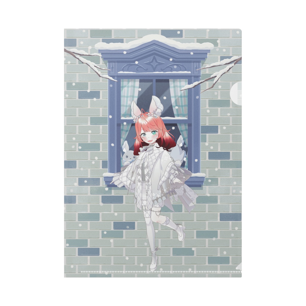 【あきね】12月冬コーデ-クリアファイル-G0081