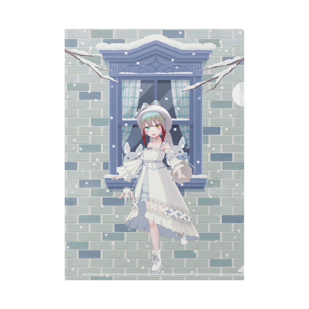 【Wanoka】12月冬コーデ-クリアファイル-G0072