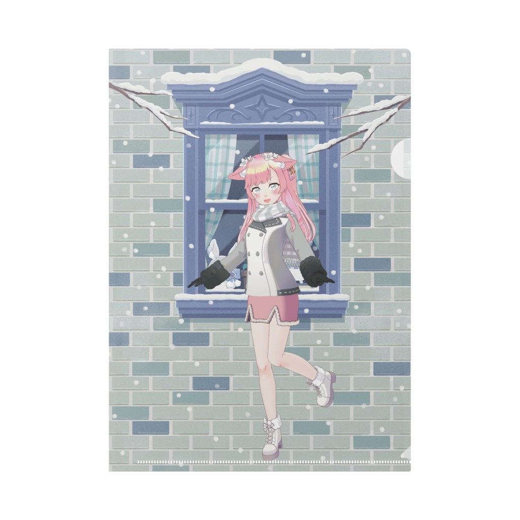 【ironori】12月冬コーデ-クリアファイル-G0031