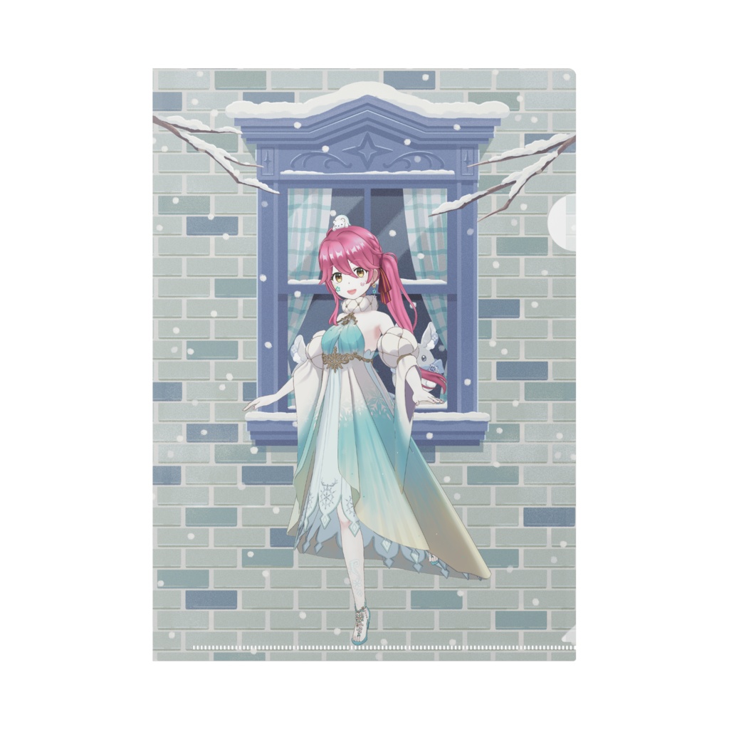 【おとはね】12月冬コーデ-クリアファイル-G0131