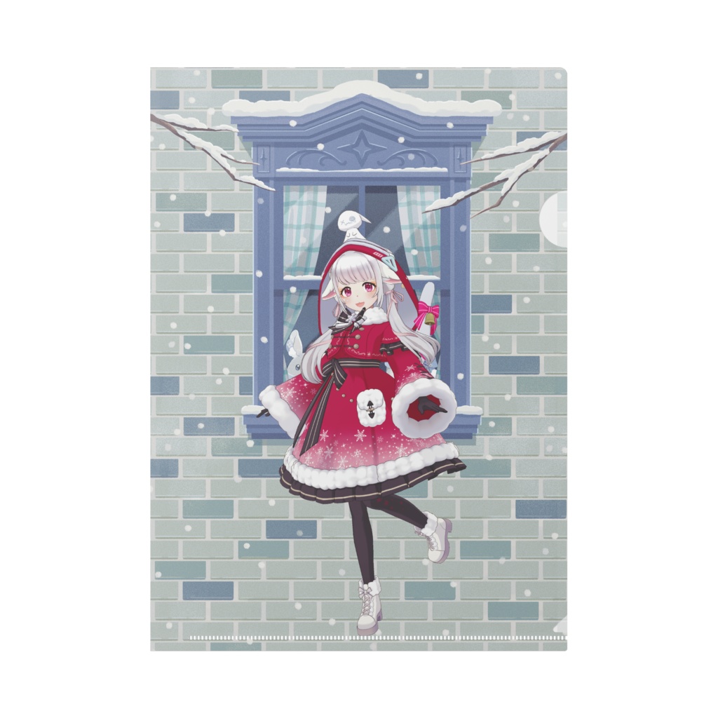 【おはる】12月冬コーデ-クリアファイル-G0132
