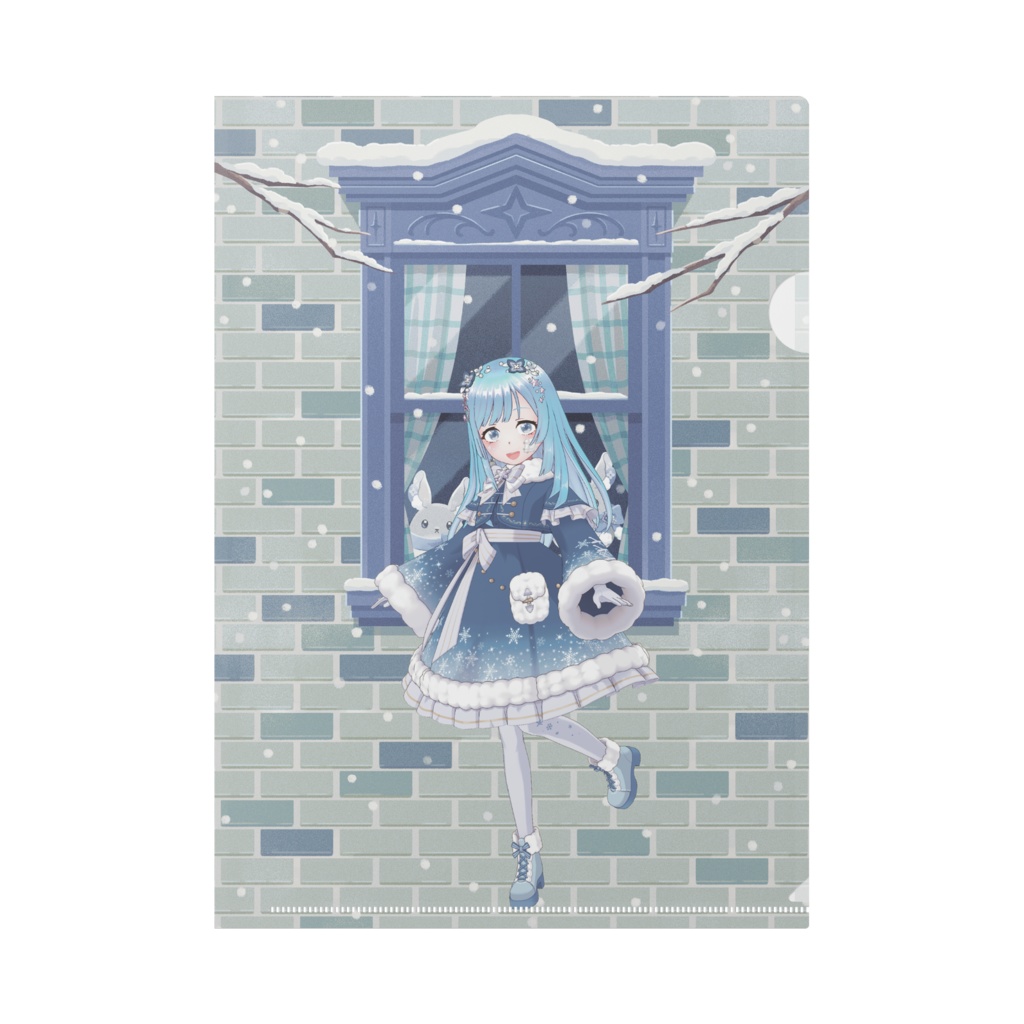 【かなみゆゆり】12月冬コーデ-クリアファイル-G0148